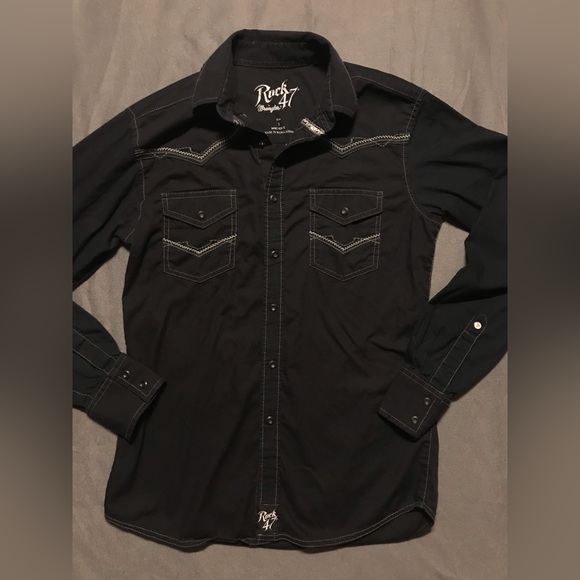 EUC Rock 47 by Wrangler Men’s Long Sleeve - Picture 2 of 16